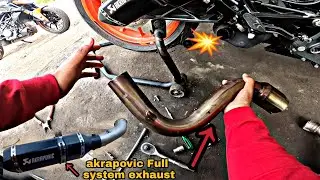 ODISHA'S FIRST KTM RC390 WITH AKRAPOVIC FULL SYSTEM EXHAUST #ktm #akrapovic#exhaust #odisha #foryou