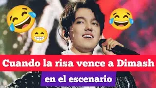 CUANDO DIMASH NO AGUANTA LA RISA EN EL ESCENARIO