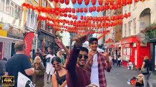 London Walk - Trafalgar Square | Leicester Square | ChinaTown London | UK Walking Tour 2021 🇬🇧🚶🏻【4K】