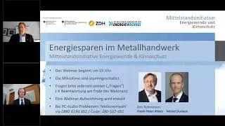 Energiesparen im Metallhandwerk