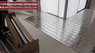 How to Retrofit Underfloor Heating with a Rapid Response Wundafloor &ndash; Quick & Easy
