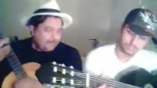 Gypsy Pastor Tony Costello Playing Guitar