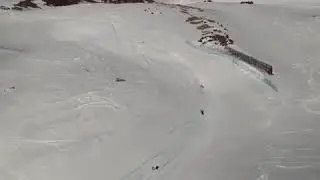 VALENTIN GIRAUD MOINE EN ENTRAINEMENT DESCENTE AU CHILI SEPTEMBRE 2018
