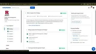 Supply Chain Management Strategy Coursera Answers | All week PDF Solutions | Module 3 Answers