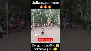 Boom Spike 🔥 #volleyball #shorts