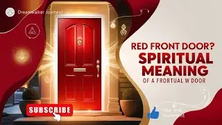 spiritual meaning of a red front door