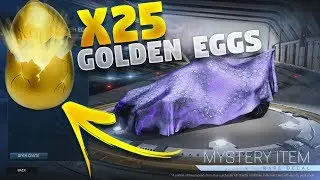 OPENING 25 GOLDEN EGGS ON ROCKET LEAGUE
