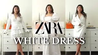 ZARA WHITE DRESS | TRY ON HAUL | SPRING SUMMER 2022