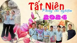 Anh c&ocirc;ng nh&acirc;n v&agrave; tất ni&ecirc;n ph&ograve;ng th&iacute; nghiệm 2024 #beesco #chonthanh