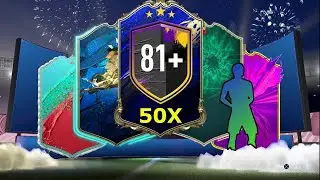 ALL THE COLOURS!! | 50X 81+ DOUBLE UPGRADE PACKS | FIFA 20 ULTIMATE TEAM