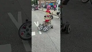 Robotic Drum Car #robots #artscape #drummer #drums