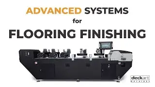 Advanced Parquet Flooring Finishing Line by Deck Art Machines
