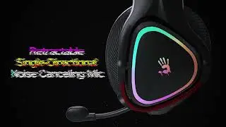 Почувствуйте басы в своих костях | Беспроводные игровые наушники A4tech Bloody MR710 RGB | A4tech