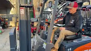 Everun EREF16F Small Compact Electric Forklift 3527# Rated