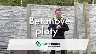 Betonový plot | Ploty Dobrý [4K]