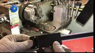 Clausing/Harrison Lathe M250 Upgrade DRO Part One - Getting Ready and setting up cross slide scale.