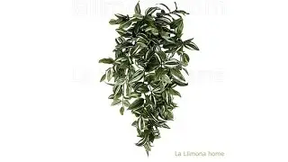 Plantas artificiales. Planta artificial colgante tradescantia verde - La Llimona