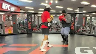 Muay Thai Pad Work Drills | UFC Gym Yorktown