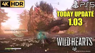 Kingtusk Beast WILD HEARTS Update 1.03 PS5 Gameplay 4K 60FPS HDR| WILD HEARTS Kingtusk Boss Fight 4K
