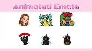 Animated GIF Emote for Your Twitch Youtube or Sticker Facebook