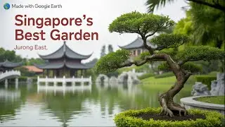 Chinese Garden in Jurong East, Singapore on Google Earth