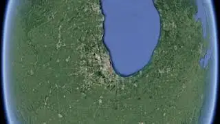 Google Earth Studio Test - Zoom Into Chicago | Talia Sprague Photography
