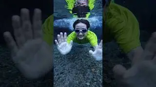 Ziyan Berenang di Sungai #shorts