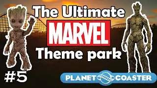 I AM GROOT! - Ultimate Marvel Theme Park - Planet Coaster #5