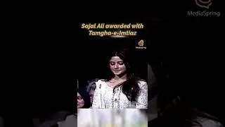 Sajal Aly was honored with the prestigious award of Tamgha-e-Imtiaz | Pakistan Day 2024