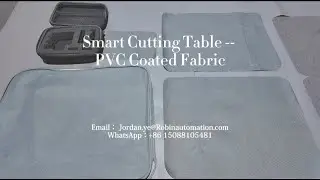 Smart Cutting Table -- PVC Coated Fabric for producing bags.