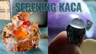 PROSES GOSOK BATU ANGGUR OBI KRISTAL GILA‼️