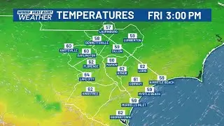 FIRST ALERT - Cooler today, very warm weekend