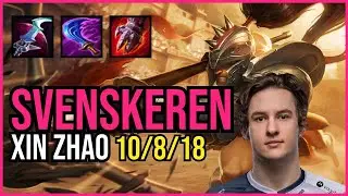 SVENSKEREN - XIN ZHAO vs NIDALEE Jungle - NA Challenger - Patch 11.7
