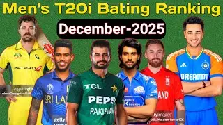 ICC Men's T20i Bating Ranking December 2025-ICC player rankings-latest update 2025-T20 bating rankin