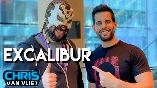 Excalibur explains his mask, AEW commentary, advice from Jim Ross, favorite calls, Cody, PWG