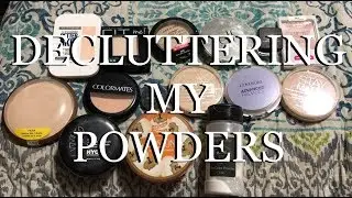 POWDER DECLUTTER | Makeup Collection Declutter