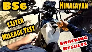 BS6 Himalayan 1 Liter Mileage Test ||  Better than BS4??