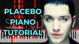 Placebo - A Million Little Pieces PIANO TUTORIAL KARAOKE COVER