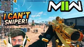 Using MAX LEVEL GOLD Sniper in MW2! 🔥