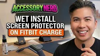 How To: Perfect Wet Install Fitbit Charge 2 Screen Protector