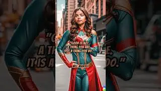 Be the Good You Do #MissMarvel #HeroicDeeds #TakeAction