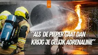 Firefighter in the Royal Netherlands Air Force