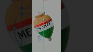 Mexico 3D Spintop / Trompo #design #trompo #spintop