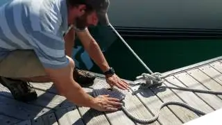 Fancy pants dock line work