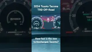 2024 Toyota Tacoma TRD Off-Road | 0-60 mph Test  #tacoma #speed