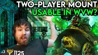 TWO PLAYERS, UNDERWATER WALKING And SIEGE WEAPONRY! - Guild Wars 2 Siege Turtle Mount Revealed!