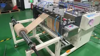 Roll-to-Sheet Perforating & Creasing Machine for Kraft Paper | Tear-Off Line Cutting