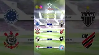 🔥 COPA DO BRASIL - CONFRONTOS DEFINIDOS - QUARTAS DE FINAL #futebol #shortsfutebol #copadobrasil