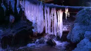 Icicle, frost, winter free stock video  Free for use & download