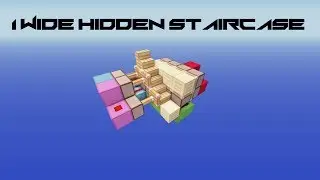 Ultra Compact 1 Wide Hidden Staircase